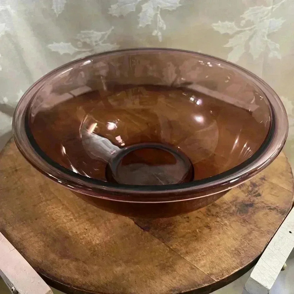 Vintage, Pyrex Mixing bowl Cranberry, # 325, 2.5 Lt Vision Glass kitchenware